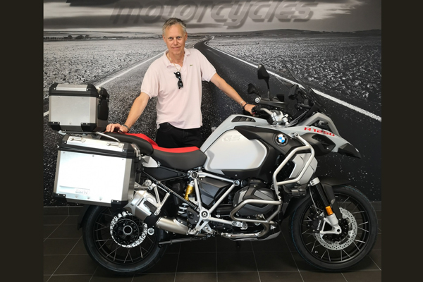 Lasse Brodén sold the 1600GT, then traded the GSA 1200 and got this adventurer - Ready for Iron Butt Copenhagen-Cannes